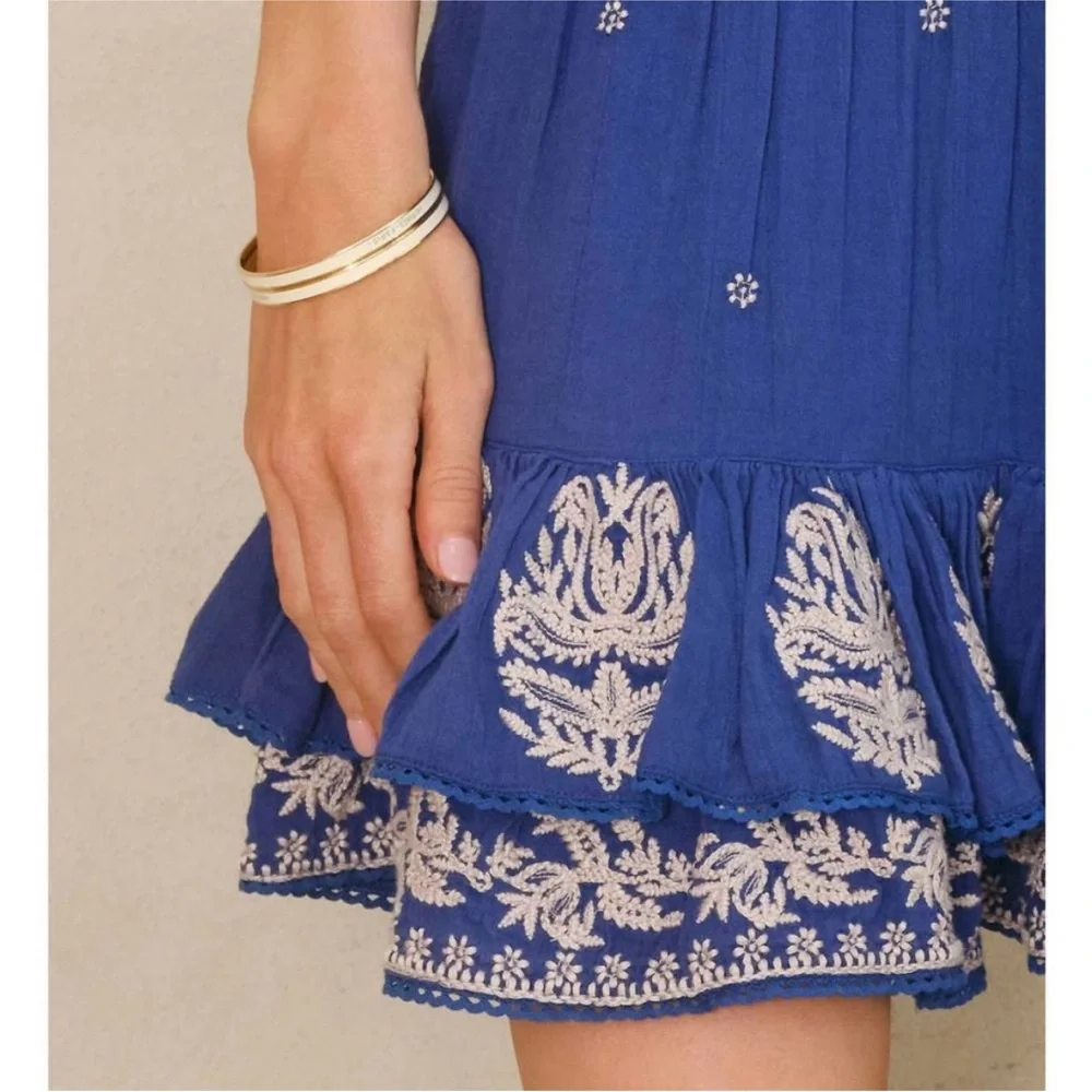 M.A.B.E. mina embroidered mini dress - Picture 5 of 5